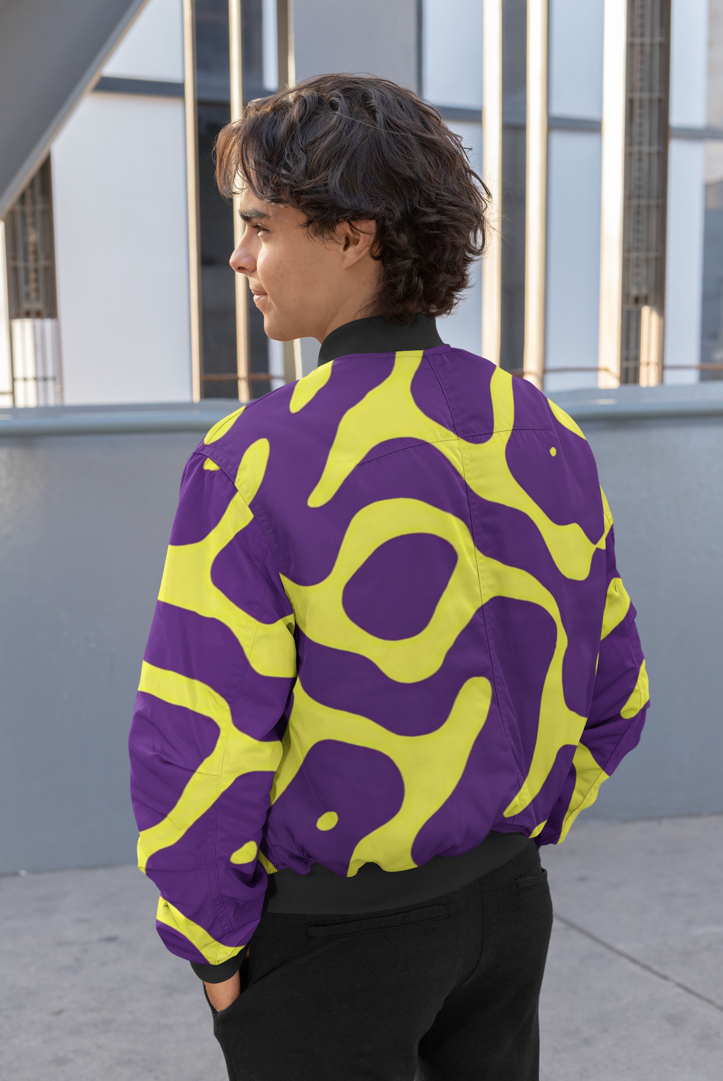 Designer bomber jacket