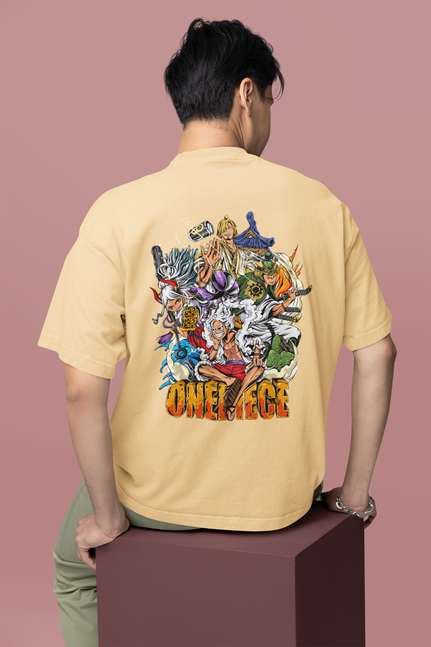 Onepiece Printed Oversized Unisex Tshirt