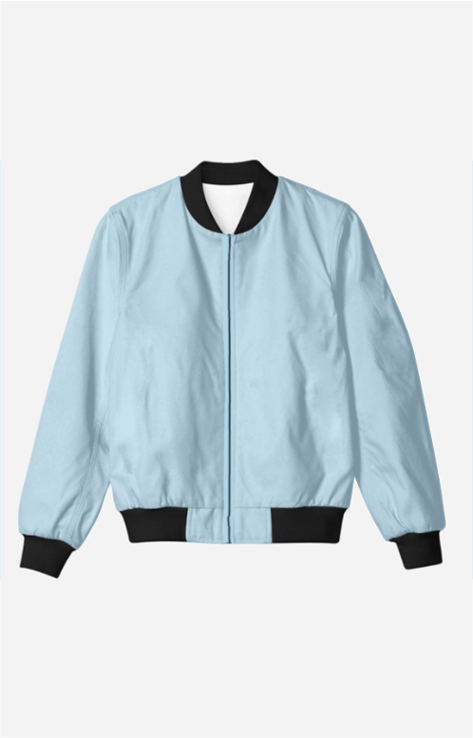 Sky Blue Bomber Jacket