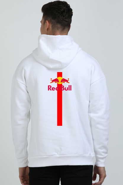Red-Bull Printed Oversized Hoodie