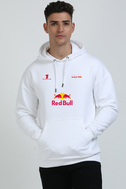 Red-Bull Printed Oversized Hoodie