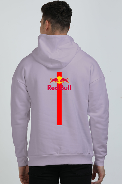 Red-Bull Printed Oversized Hoodie