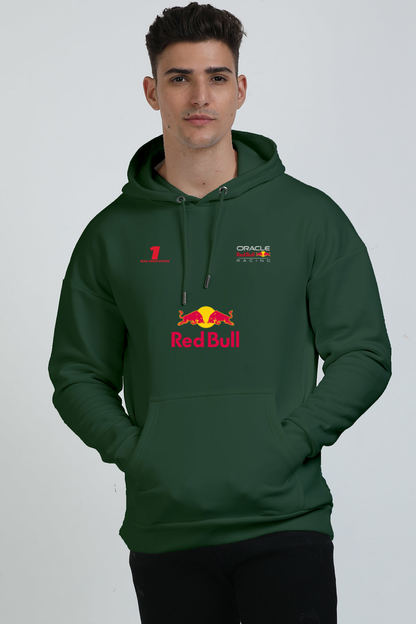 Red-Bull Printed Oversized Hoodie