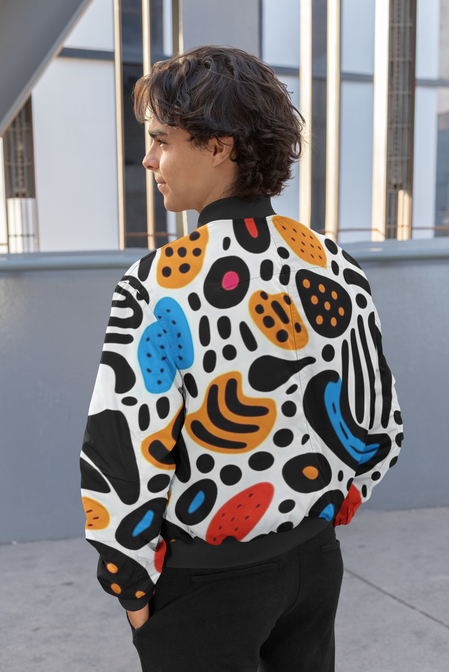 Doodle Art Bomber Jacket