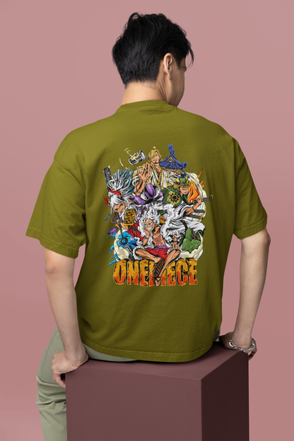 Onepiece Printed Oversized Unisex Tshirt