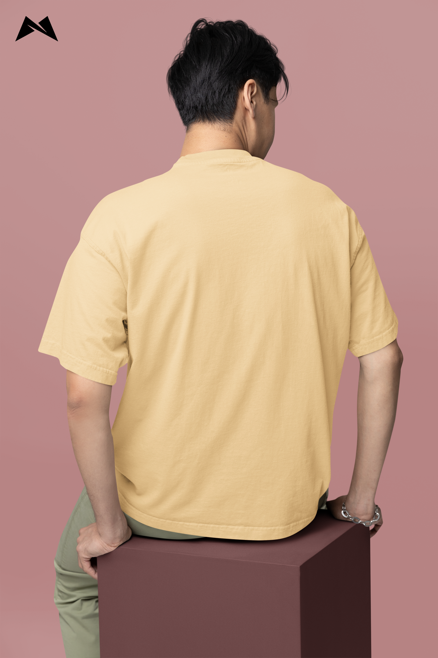 Oversized Unisex T-shirt - Biege