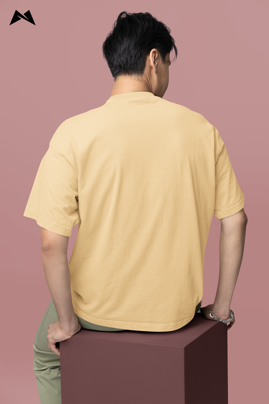 Oversized Unisex T-shirt - Biege