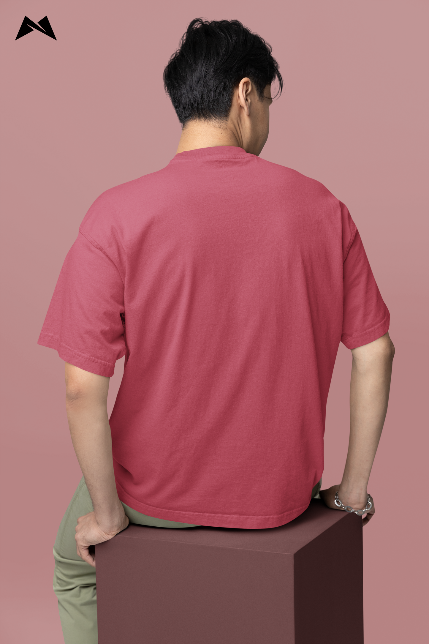 Oversized Unisex T-shirt - Rose WIne