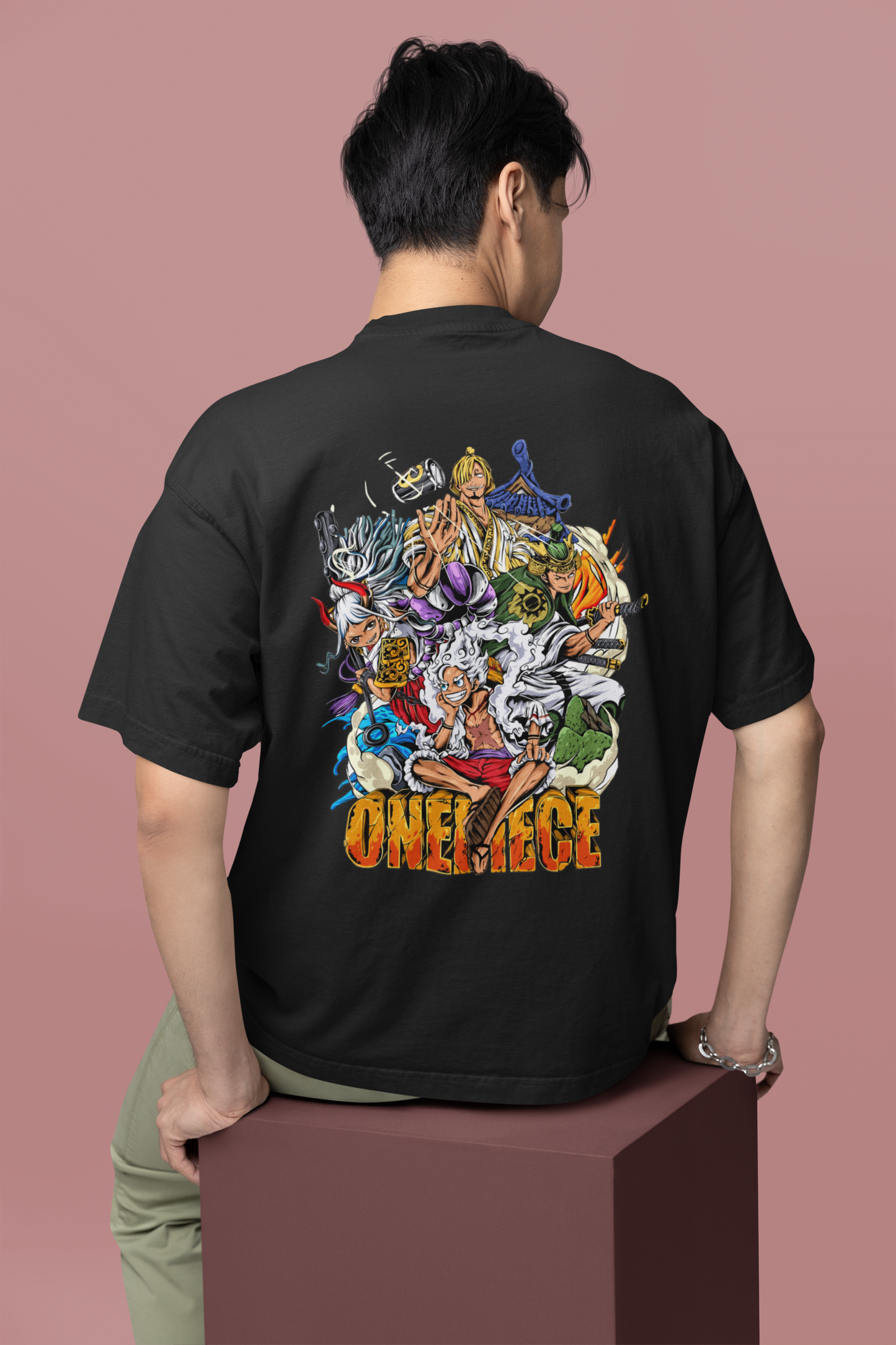 Onepiece Printed Oversized Unisex Tshirt
