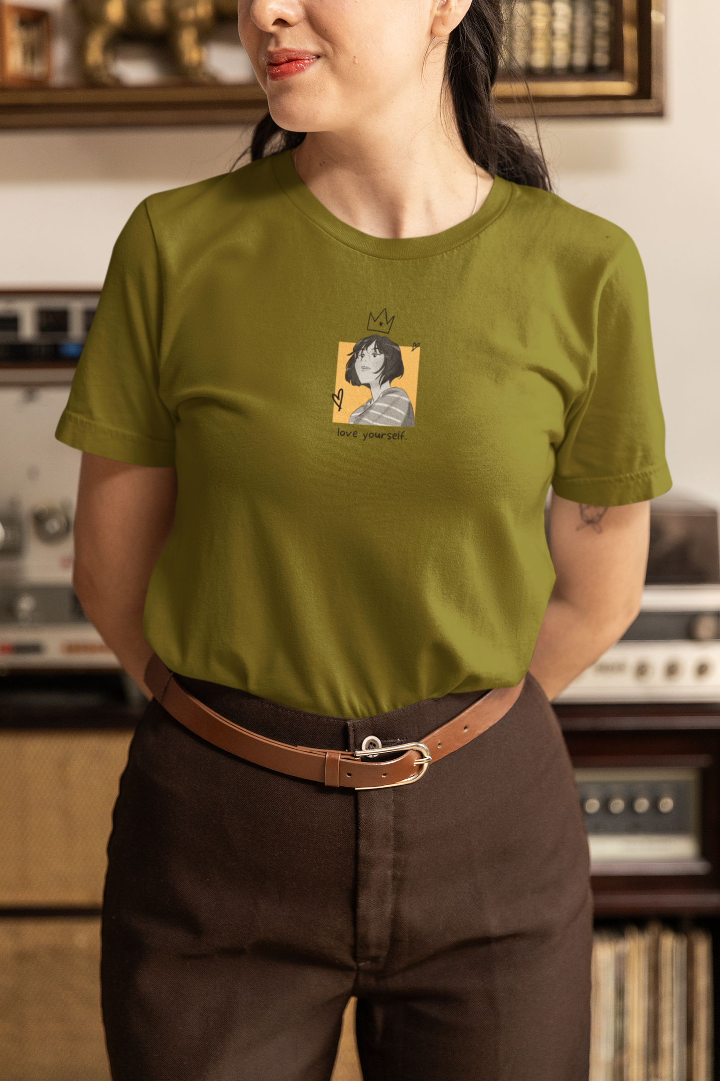 Love Yourself Printed Unisex Oversized Tshirts