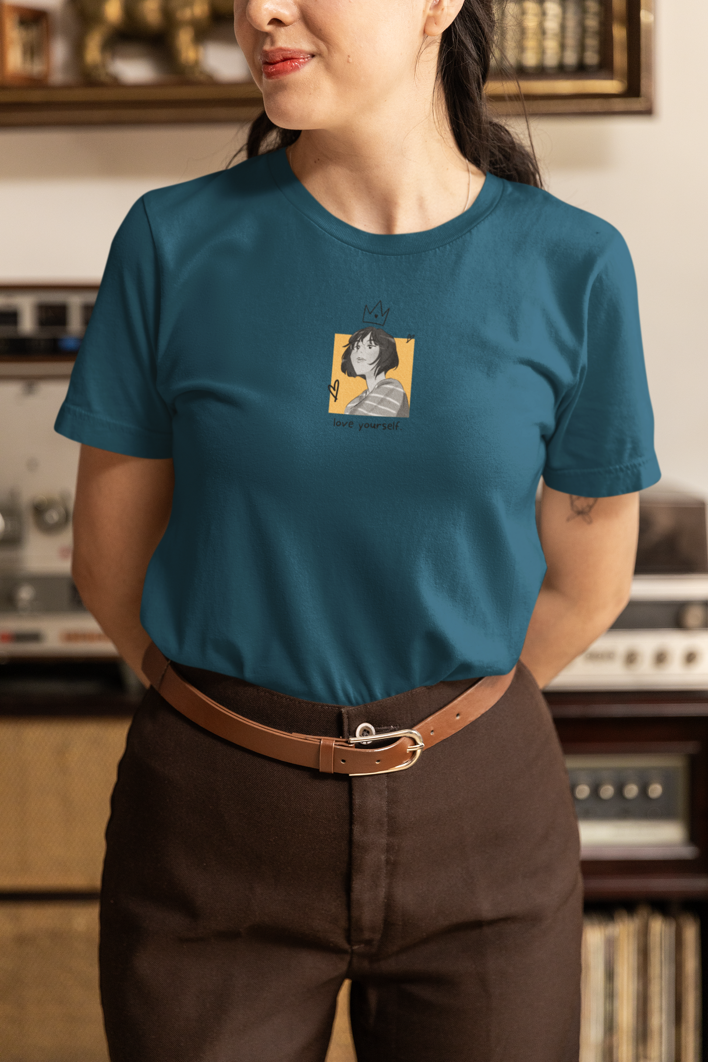 Love Yourself Printed Unisex Oversized Tshirts