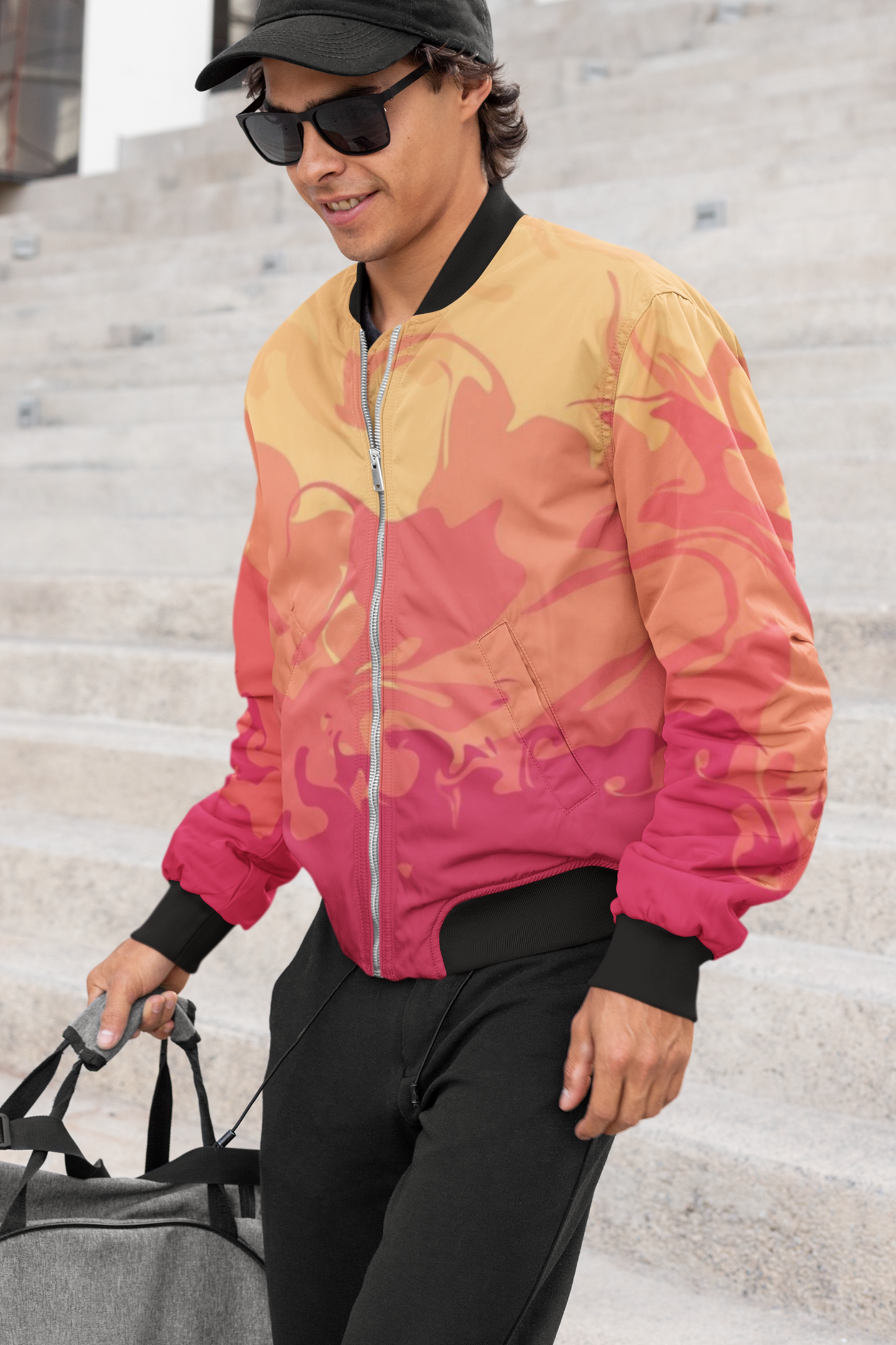 man wearing jacket