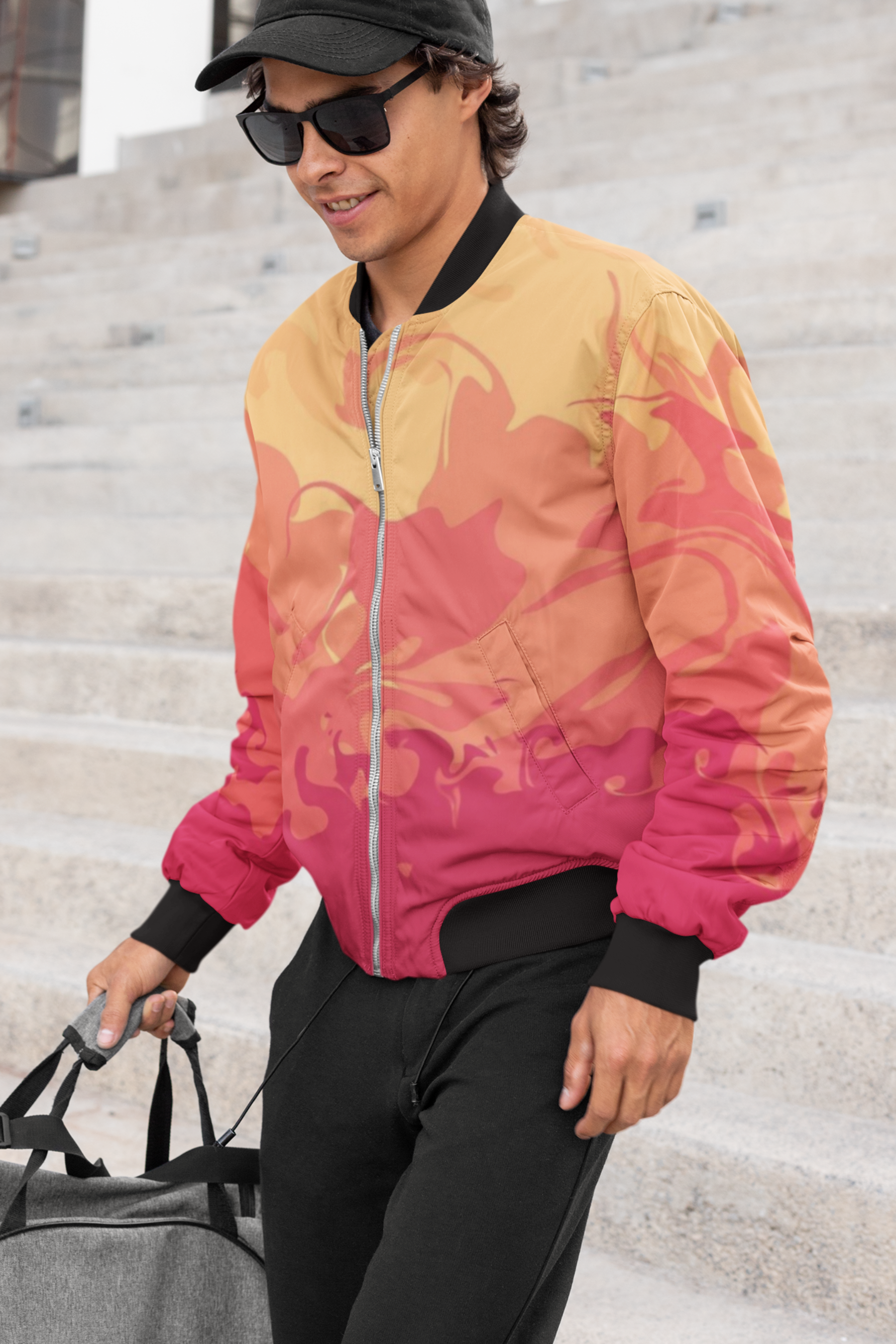 man wearing jacket