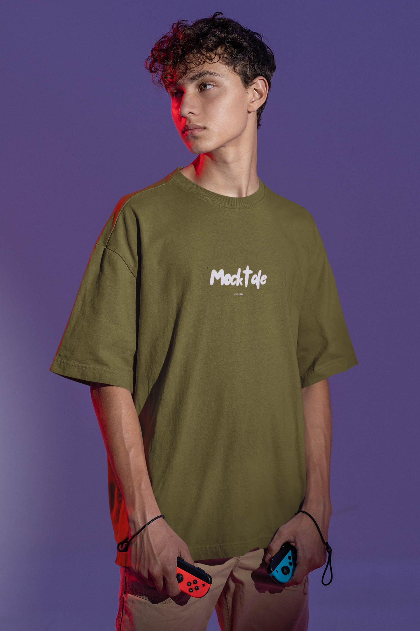 Skateboard Printed Oversized Unisex T-shirt